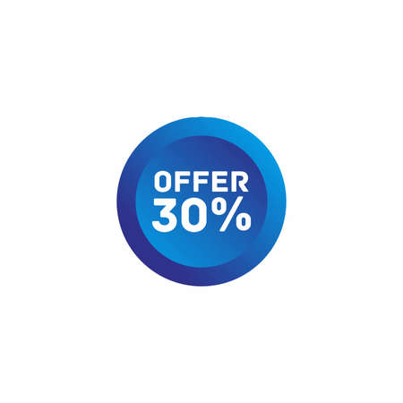 30% off big sale badge sticker, banner vectorのイラスト素材