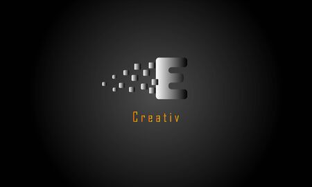 Abstract letter  | Free Vector. E Latterのイラスト素材
