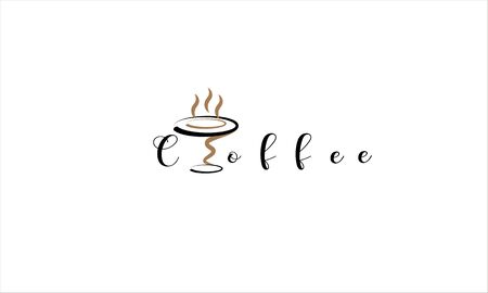 coffee typography  vector templatesのイラスト素材