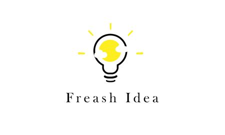 Symbol of creativity, creative idea, mind, thinking. Fresh idea logoのイラスト素材
