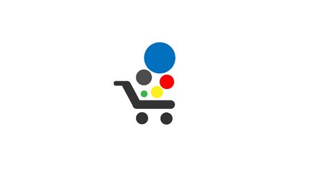 Shopping cart Logo design vector template concept icon. Logotype for online store, mall, saleのイラスト素材