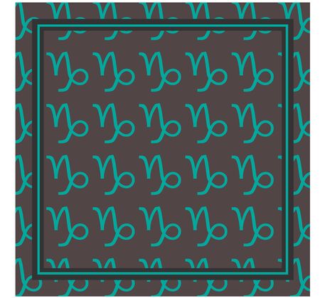 capricorn zodiac icon seamless background. Vector illustration.  Silk scarf pattern vector design inspiration. Hijab styleのイラスト素材