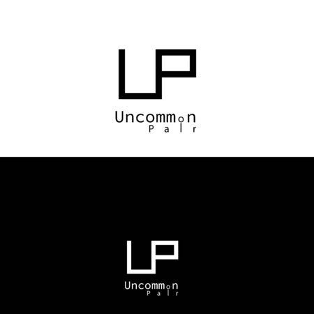 uncommon pair logo is simple and elegantのイラスト素材