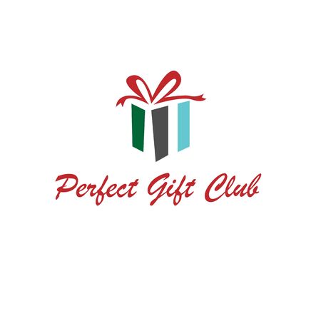 perfect gift club  logo vektor illustrationのイラスト素材