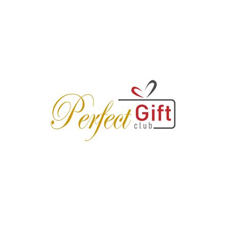 perfect gift club  logo vektor illustrationのイラスト素材
