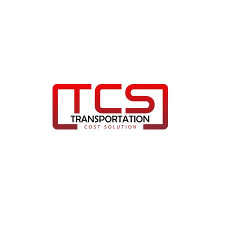 transportation cost solution logo vectorのイラスト素材