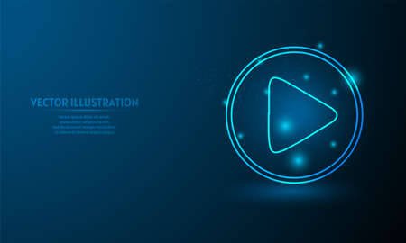 music play on blue abstract background. simple blue background. Starlight backgroundのイラスト素材