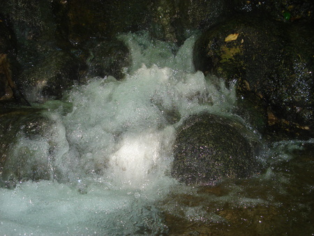 One of the many waterfalls of river Sopotnica, Prijepolje, Serbia ...の写真素材