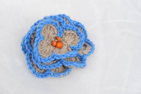 Cloth fashion broochの写真素材