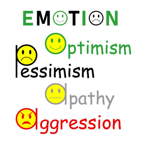 Emotions, vector illustration.のイラスト素材