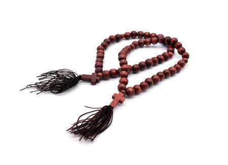 Prayer beads. Isolate.の写真素材