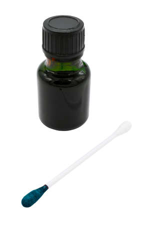 Diamond green antiseptic. Isolated.の写真素材