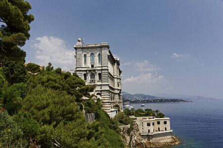 Monaco-Ville - Oceanographic Museum, Monaco-Ville, French Riviera, Europeのeditorial素材