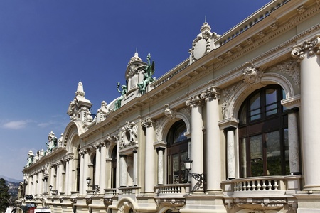 Monaco, Monte Carlo, building next to the casino, Southern Europeのeditorial素材