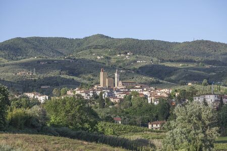 Anchiano district of Vinci Tuscany Italy Europeの写真素材