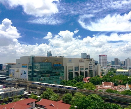 Siam Paragon Bangkok city, Thailandの素材
