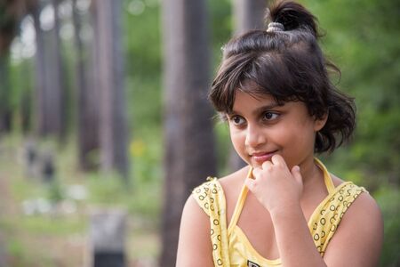 Potrait of a girlの写真素材