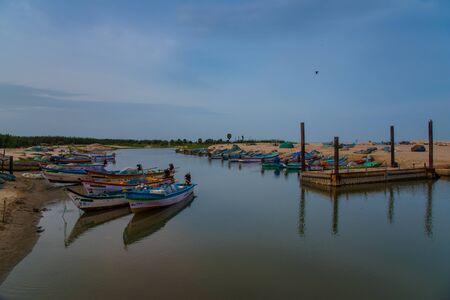 Boats in the riverのeditorial素材