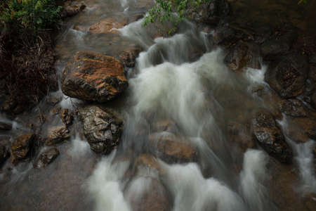 rocks on the water flow