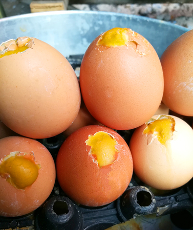 Grilled eggs, please buy food easy.