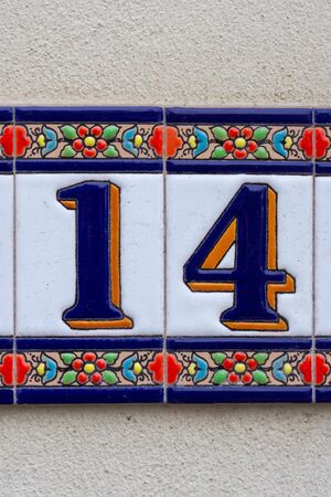 Floral tiles number fourteen
