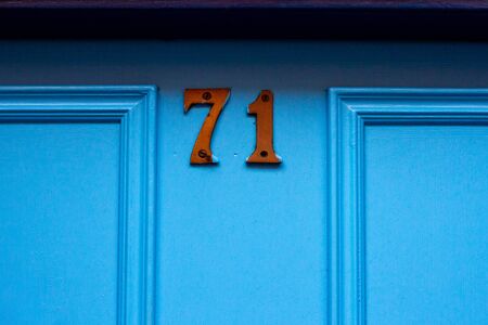 House number 71の写真素材
