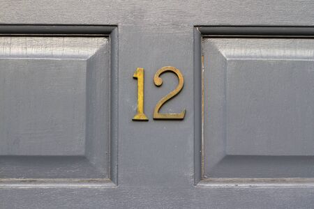 Square number 12の写真素材