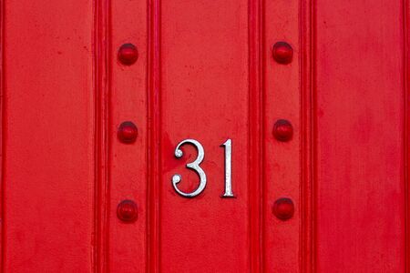 Lucky number 31の写真素材