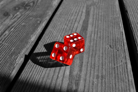 Two abstract dices