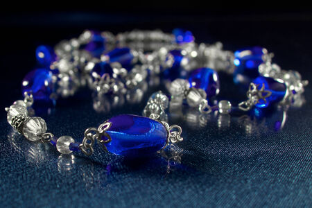 Blue elegant jewelleryの写真素材