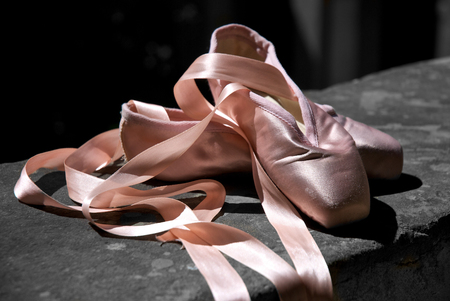 ballet shoesの写真素材