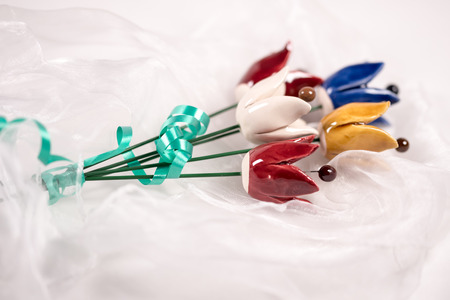 Tulip decorationの写真素材