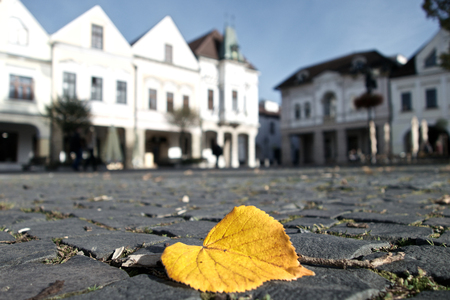Autumn historical square landscapeの写真素材