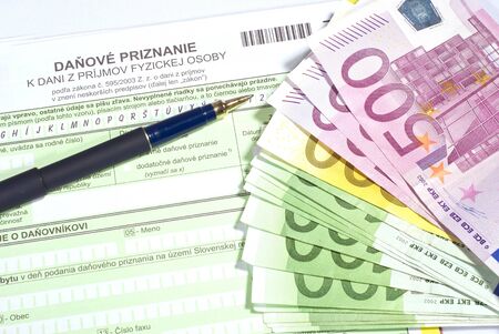Slovak taxation serviceの写真素材