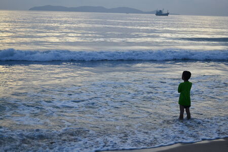 Ocean uprightの写真素材