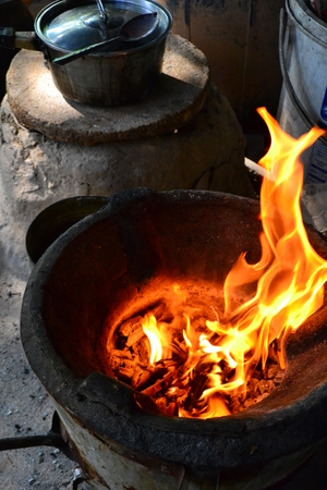 Traditional oven cookingの写真素材