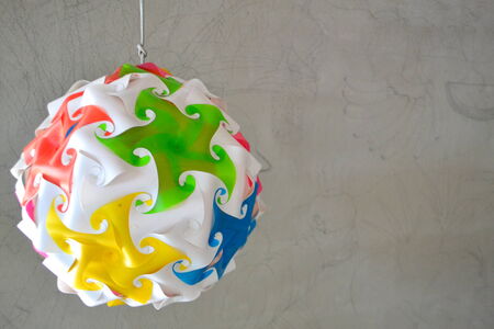Colorful lampの写真素材