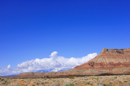 Zion National Park View from Freeway (Utha, USA)の写真素材