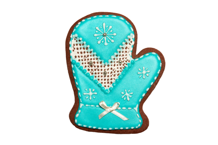 Christmas gingerbread isolated on white background. Design element for christmas and new yearの写真素材