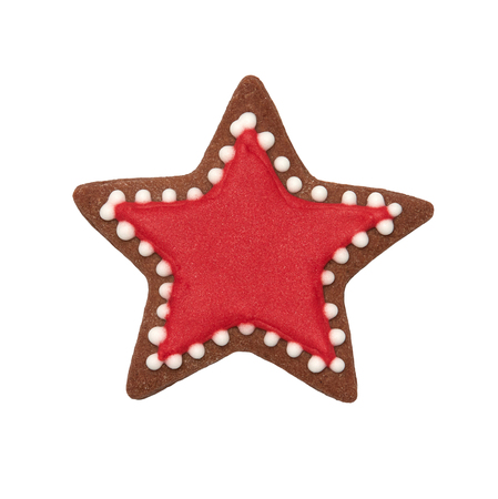 Christmas gingerbread isolated on white background. Design element for christmas and new yearの写真素材