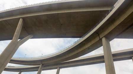the bridge , view from under the bridgeの写真素材