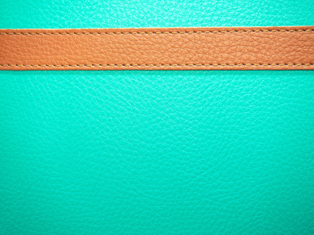 A brown leather on leather mint texture backgroundの写真素材
