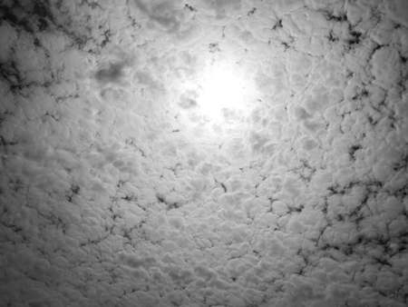 the sunlight in cloudy skyの写真素材