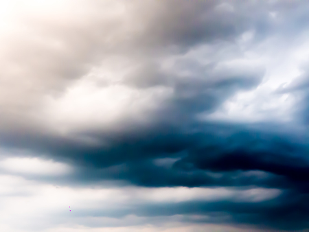 blur image - sky with dark cloudの写真素材