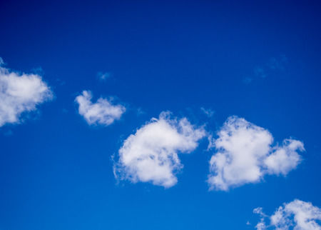 blue sky with cloud in the sunny day