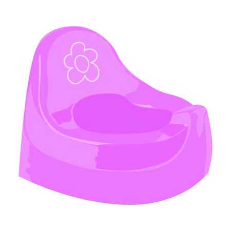 Potty illustration isolated on white backgroundのイラスト素材