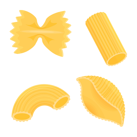Macaroni illustration isolated on white backgroundのイラスト素材