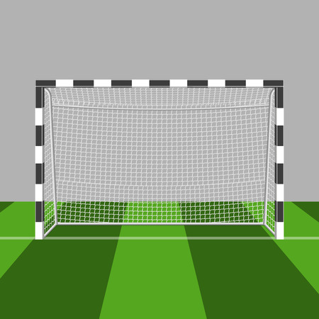 soccer gate illustration isolated on a white backgroundのイラスト素材