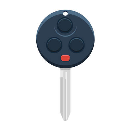Car key vector illustration isolated on a white backgroundのイラスト素材