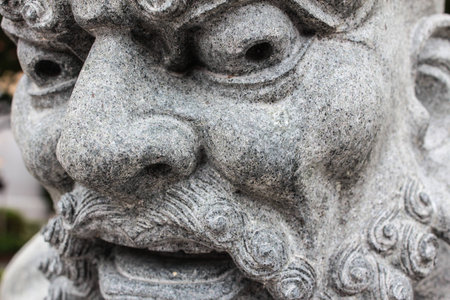 Chinese statueの写真素材